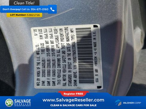Used 2005 Honda CR-V EX image 17