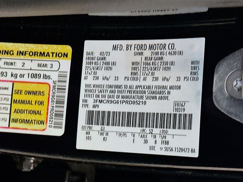 Used 2023 Ford Bronco Sport Heritage AWD/4WD image 12