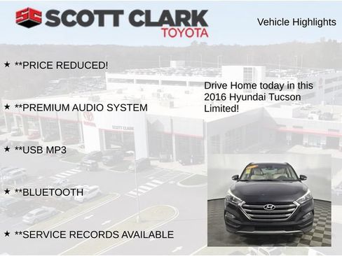 Used 2016 Hyundai Tucson Limited w/ Option Group 03 FWD image 8