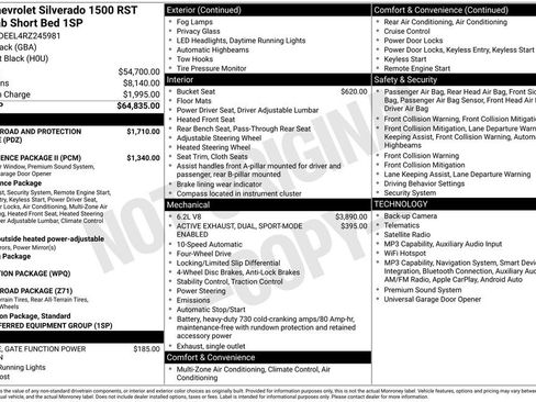Certified 2024 Chevrolet Silverado 1500 RST AWD/4WD image 42