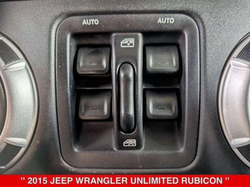 Used 2015 Jeep Wrangler Unlimited Rubicon w/ Connectivity Group AWD/4WD image 13