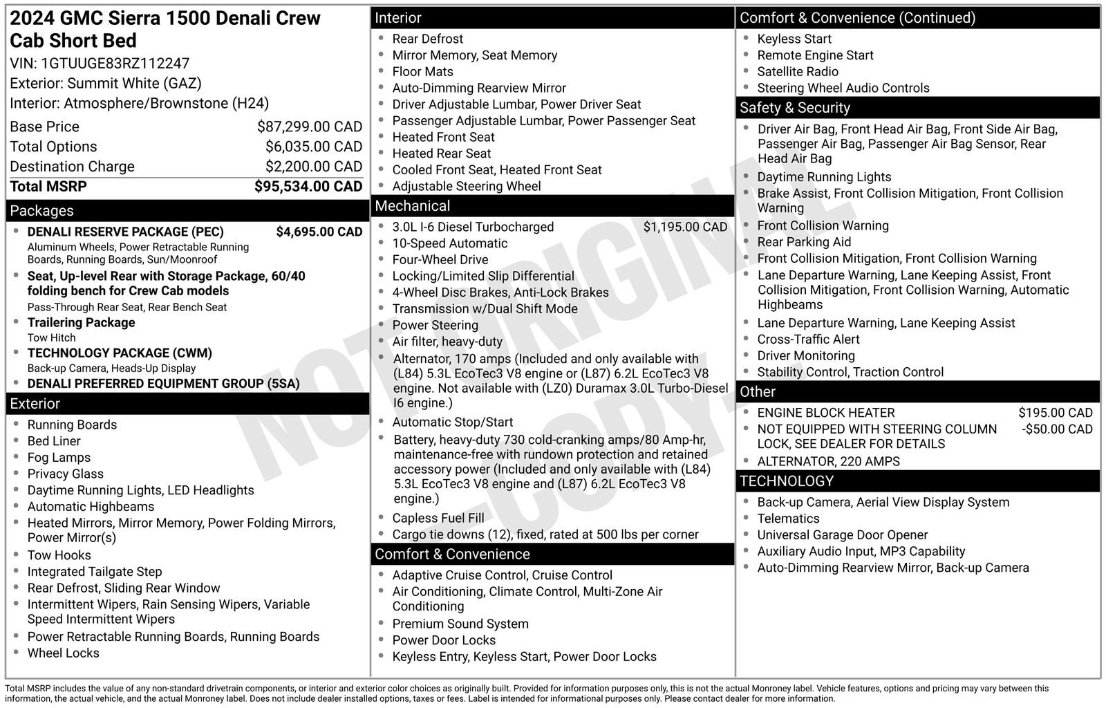 Used 2024 GMC Sierra 1500 Denali w/ Denali Reserve Package AWD/4WD image 38