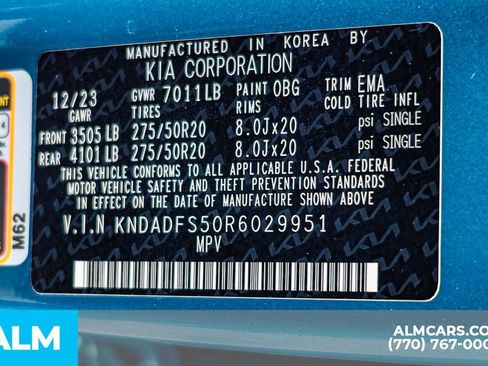 Used 2024 Kia EV9 Land AWD/4WD image 62