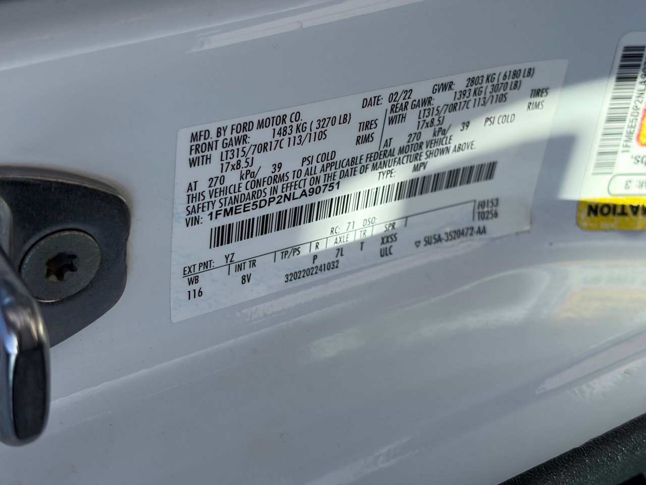 Used 2022 Ford Bronco Badlands AWD/4WD image 13