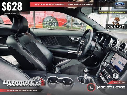 Used 2020 Ford Mustang GT Premium w/ Carbon Sport Interior Package RWD image 55
