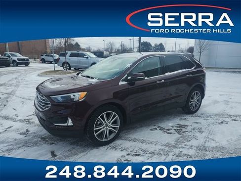 Used 2023 Ford Edge Titanium w/ Class II Trailer Tow Package image 1