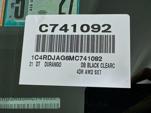 Used 2021 Dodge Durango SXT AWD/4WD image 22