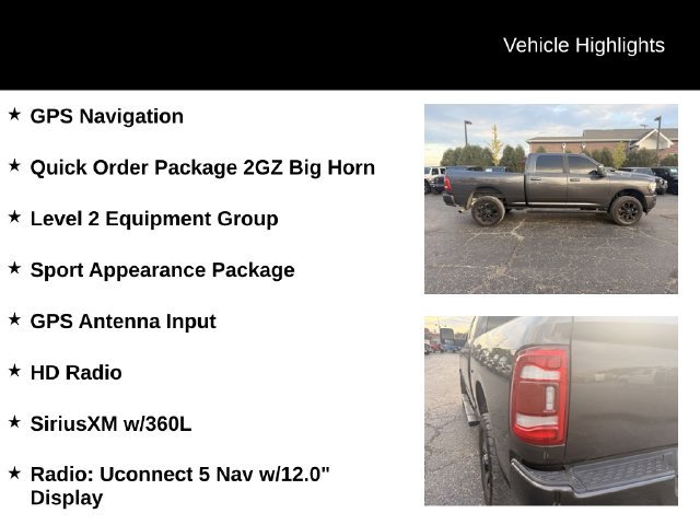 Used 2024 RAM 2500 Big Horn w/ Level 2 Equipment Group AWD/4WD image 4