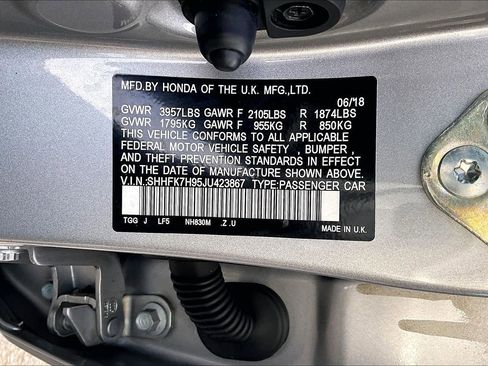 Used 2018 Honda Civic Sport Touring image 28