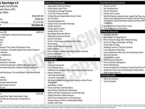 Used 2022 Kia Sportage LX image 15
