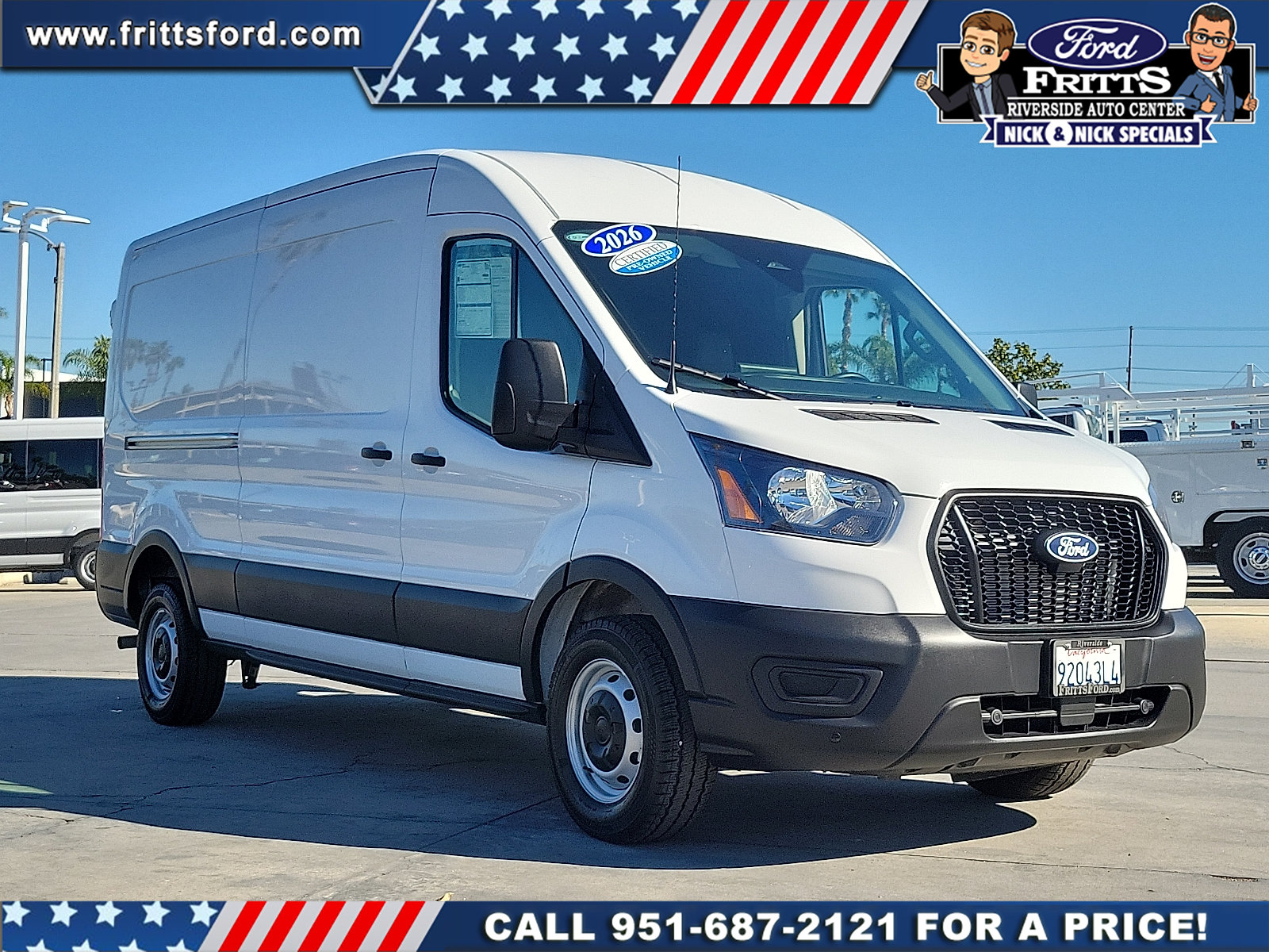 Certified 2026 Ford Transit 250 148 Medium Roof w/ Load Area Protection Package RWD image 20