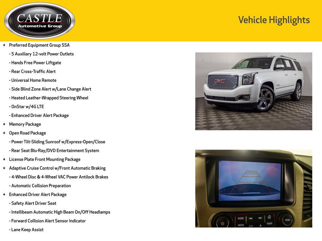 Used 2016 GMC Yukon Denali w/ Open Road Package AWD/4WD image 8