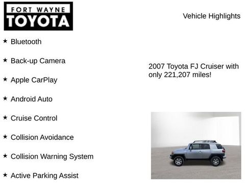 Used 2007 Toyota FJ Cruiser 4WD image 7