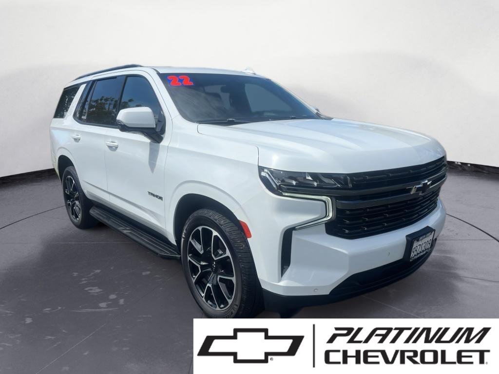 Used 2022 Chevrolet Tahoe RST w/ Sport Performance Package AWD/4WD image 1