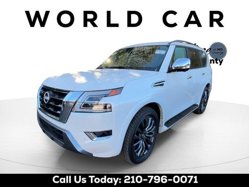 Used 2024 Nissan Armada Platinum w/ Captain's Chairs Package image 2