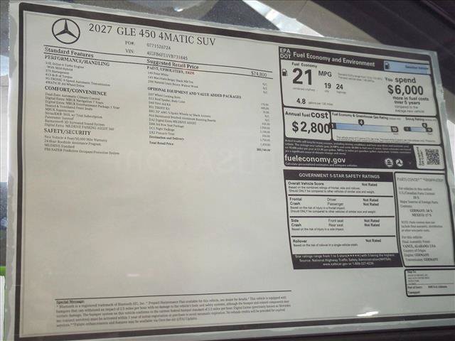 New 2027 Mercedes-Benz GLE 450 4MATIC image 16
