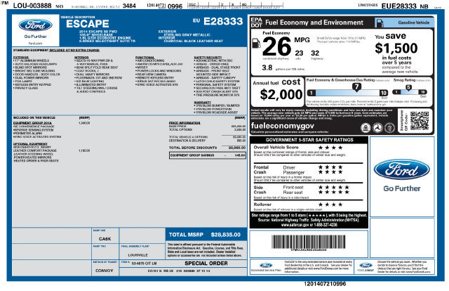 Used 2014 Ford Escape SE w/ Equipment Group 201A FWD image 17