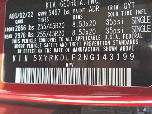 Used 2022 Kia Sorento SX image 11