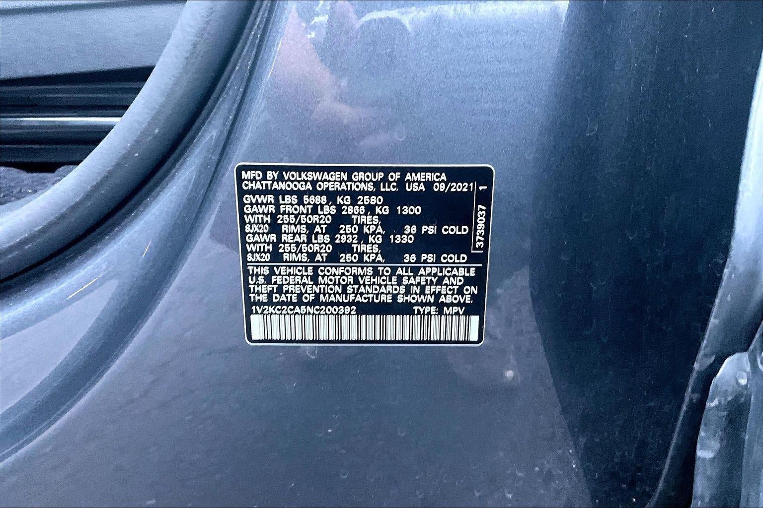 Used 2022 Volkswagen Atlas Cross Sport SE AWD/4WD image 4