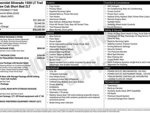 Used 2021 Chevrolet Silverado 1500 LT Trail Boss w/ Convenience Package II AWD/4WD image 5