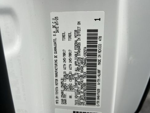 New 2025 Toyota Tacoma SR image 20