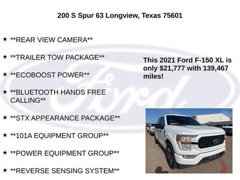 Used 2021 Ford F150 XL w/ STX Appearance Package image 15