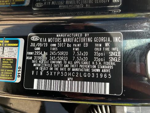 Used 2020 Kia Telluride SX w/ SX Prestige Package AWD/4WD image 7