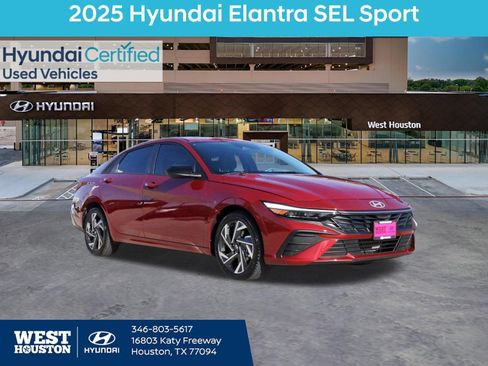 Certified 2025 Hyundai Elantra Sport FWD image 1