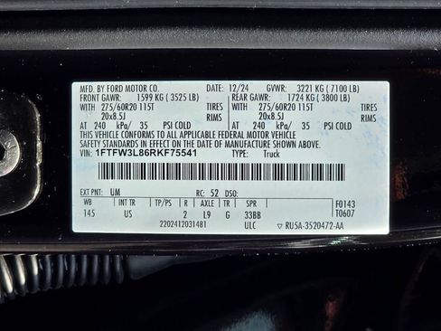 Used 2024 Ford F150 XLT w/ Equipment Group 302A MID AWD/4WD image 28