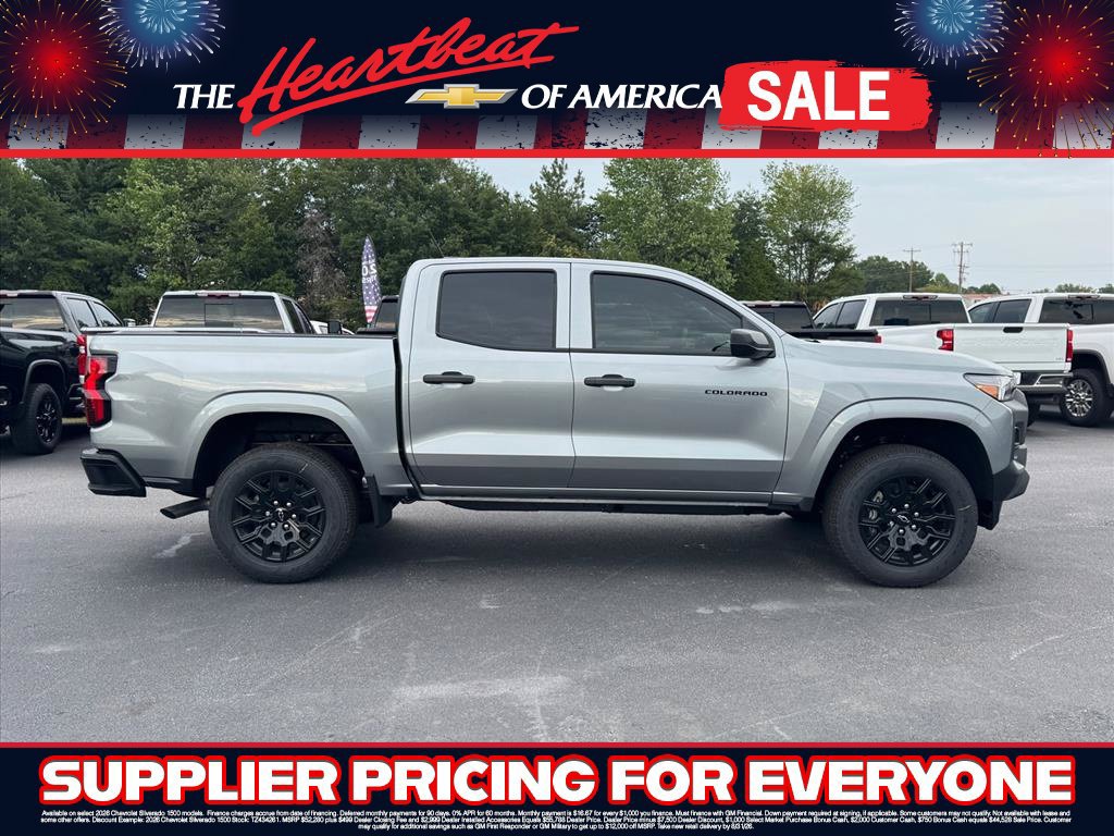 New 2026 Chevrolet Colorado W/T w/ WT Custom Package RWD image 2