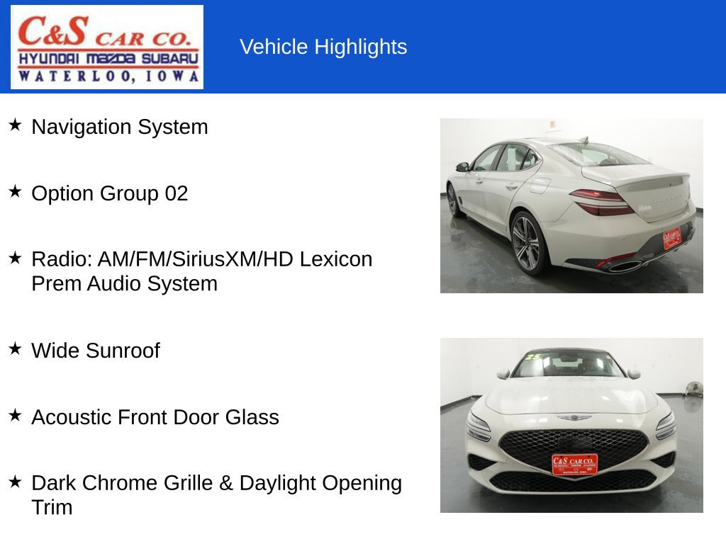 Used 2025 Genesis G70 2.5T w/ Sport Prestige Package AWD/4WD image 7