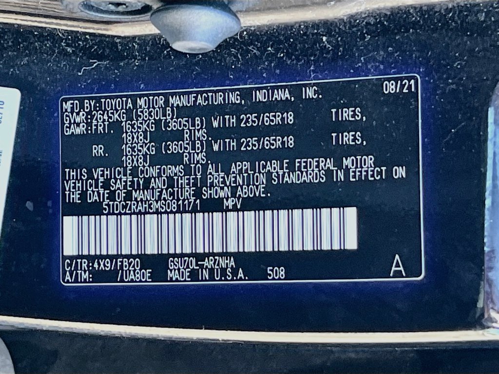 Used 2021 Toyota Highlander L FWD image 31