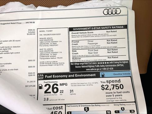 New 2025 Audi A5 2.0T Premium Plus image 18