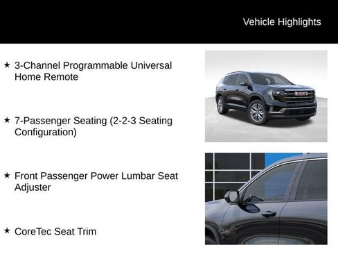 New 2026 GMC Acadia Elevation w/ Elevation Premium Package AWD/4WD image 16