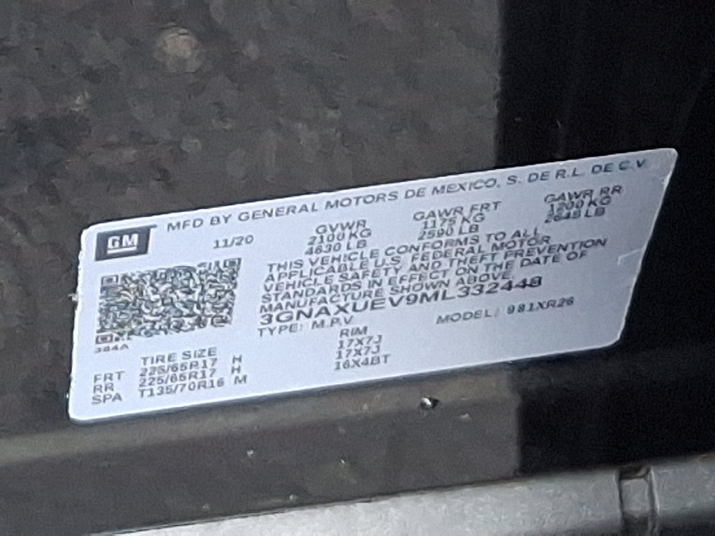 Certified 2021 Chevrolet Equinox LT AWD/4WD image 27