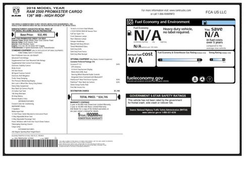 Used 2016 RAM ProMaster 2500 image 38