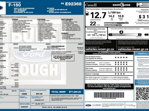 Used 2023 Ford F150 XLT w/ Equipment Group 302A High AWD/4WD image 9