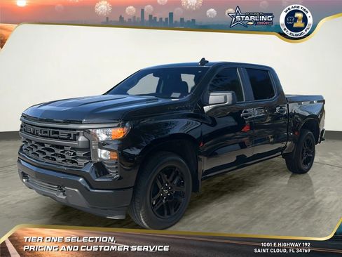 Certified 2025 Chevrolet Silverado 1500 Custom w/ Rally Edition image 1