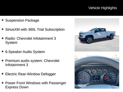 Used 2026 Chevrolet Silverado 2500 Custom w/ Custom Value Package AWD/4WD image 17
