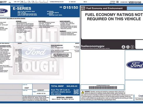New 2027 Ford E-350 and Econoline 350 Super Duty w/ Power Equipment Group RWD image 32