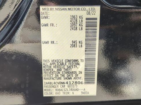 Used 2022 Nissan Altima 2.5 SR w/ Midnight Edition Package image 23