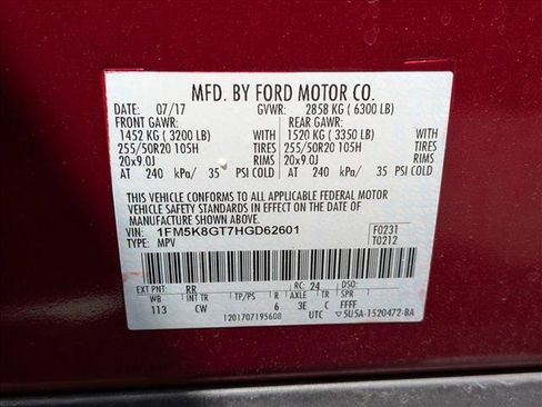 Used 2017 Ford Explorer Sport AWD/4WD image 20