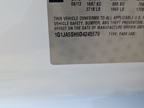 Used 2013 Chevrolet Sonic LS FWD image 22