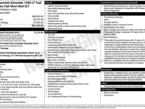 Used 2019 Chevrolet Silverado 1500 LT Trail Boss w/ Convenience Package image 25