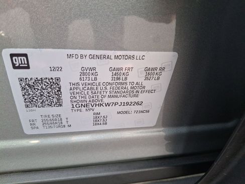 Certified 2023 Chevrolet Traverse LT w/ LPO, Floor Liner Package image 30