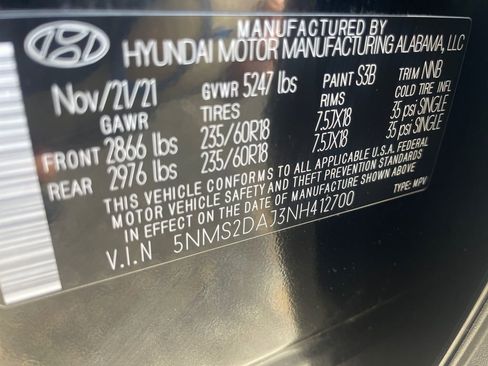 Certified 2022 Hyundai Santa Fe SEL image 19