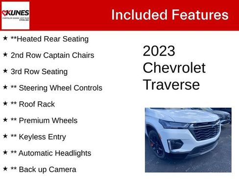 Used 2023 Chevrolet Traverse Premier w/ Redline Edition AWD/4WD image 5