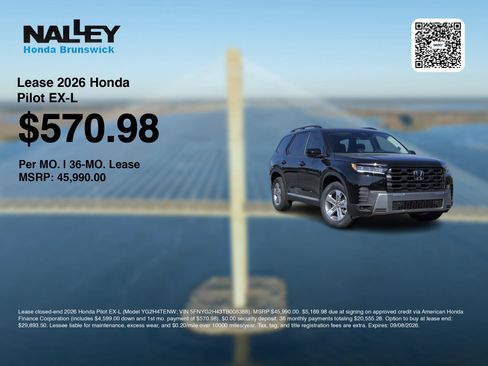 New 2026 Honda Pilot EX-L image 3