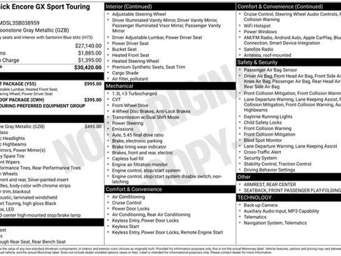 Used 2025 Buick Encore GX Sport Touring w/ Comfort Package FWD image 7