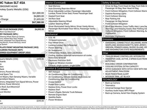 Used 2021 GMC Yukon SLT w/ SLT Luxury Plus Package image 30